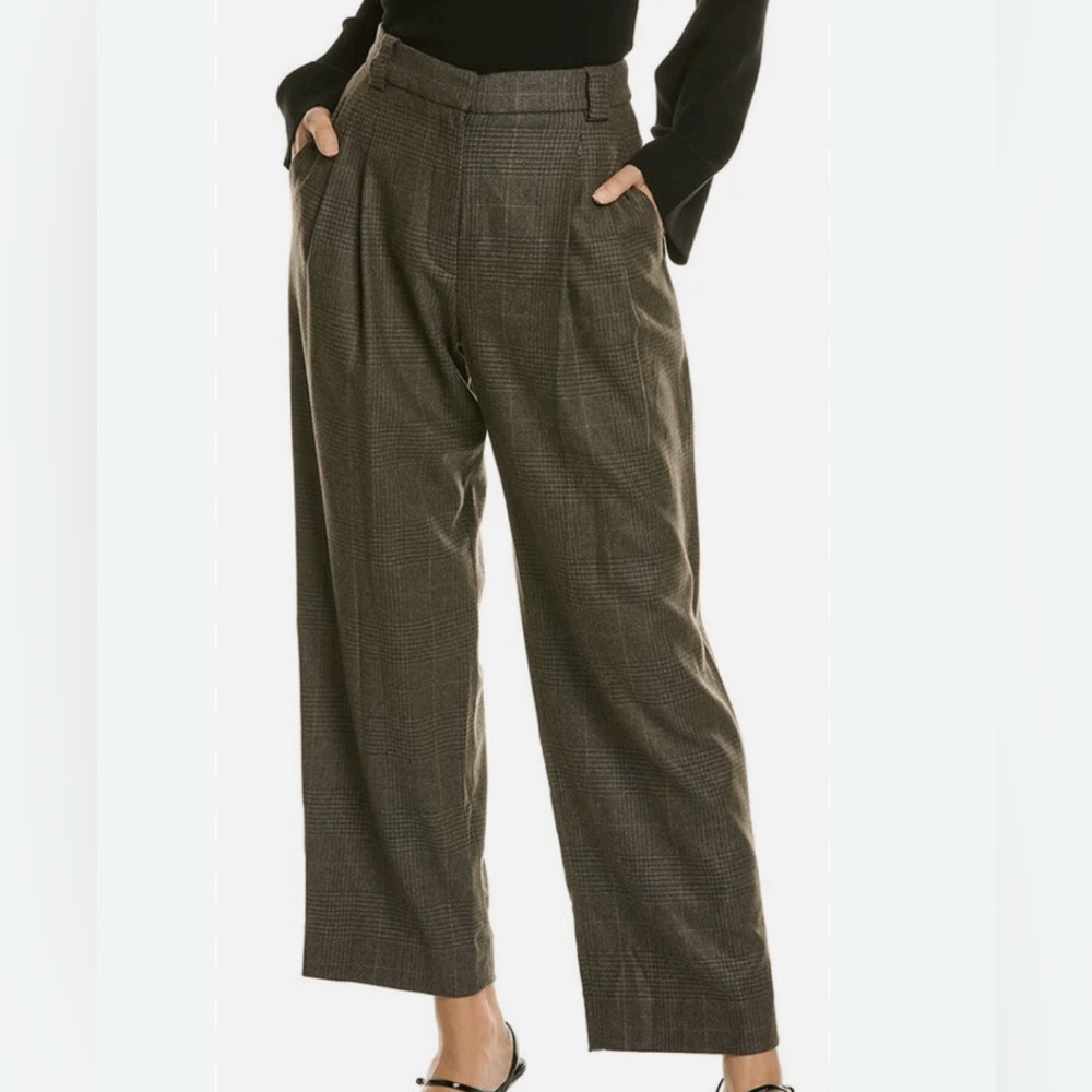 A.L.C. Franklin Wool Blend plaid pants